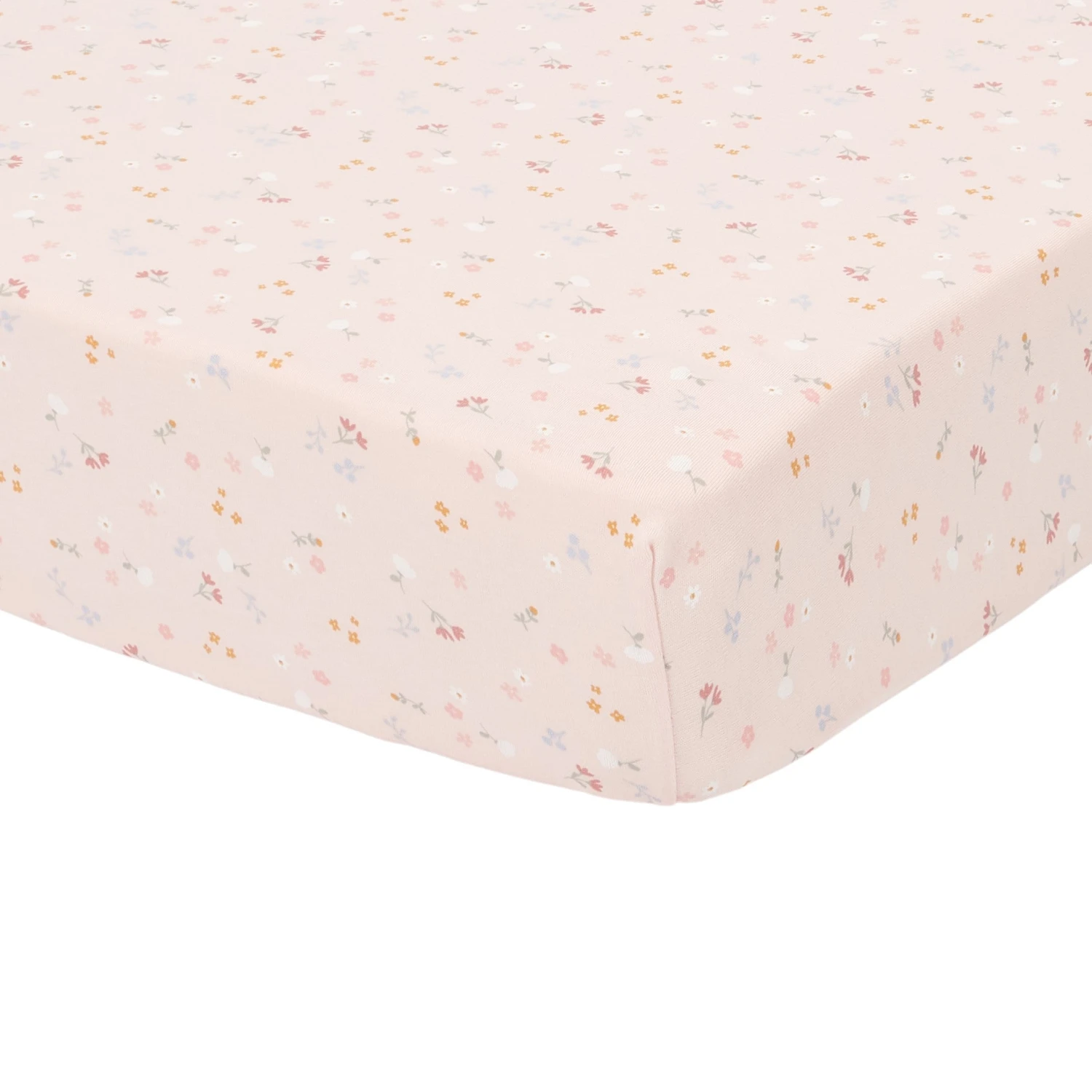 Little Dutch Fitted Sheet For Cotbeds 70 X 140-150cm - Little Pink Flowers 3 Little Dutch Fitted Sheet For Cotbeds 70 X 140-150cm - Little Pink Flowers