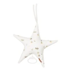 Little Dutch Star-shaped Music Box Sailors Bay White
