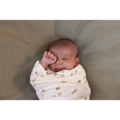 Little Dutch Swaddle Cloth 120 X 120cm Sailors Bay White -Baby Products Store Little Dutch Swaddle Cloth 120 x 120cm Sailors Bay White 2