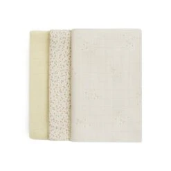 Muslin Squares, Set Of 3 - Wild Chamomile