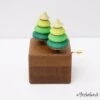 Music Box - Fur Elise - With Two Forest Spinning Tops By Mader -Baby Products Store Mader Kreiselmanufaktur Music Box Fur Elise with Two Forest Spinning Tops by Mader