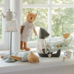 Maileg Miniature Floor Lamp - Mint -Baby Products Store Maileg Miniature Floor Lamp Mint Dollhouse Accessories 2