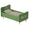 Maileg Teddy Dad Wooden Bed - Dusty Green 1 Maileg Teddy Dad Wooden Bed - Dusty Green -Baby Products Store Maileg Teddy Dad Wooden Bed Dusty Green