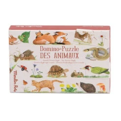 Moulin Roty Animals Domino Puzzle - Le Jardin De Moulin
