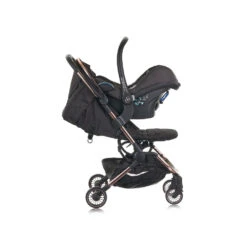 Roo Stroller Black & Gold -Baby Products Store OBABY Roo Stroller Black Gold Pushchairs Prams 10