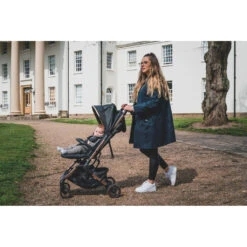 Roo Stroller Black & Gold -Baby Products Store OBABY Roo Stroller Black Gold Pushchairs Prams 11