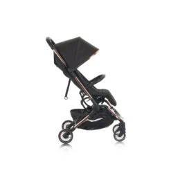 Roo Stroller Black & Gold -Baby Products Store OBABY Roo Stroller Black Gold Pushchairs Prams 7