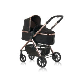 Zoli Stroller Black & Gold