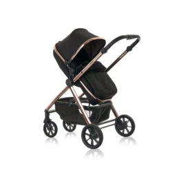 Zoli Stroller Black & Gold -Baby Products Store OBABY Zoli Stroller Black Gold Pushchairs Prams 8