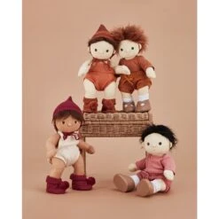 Dinkum Doll Snuggly Set - Toffee -Baby Products Store Olli Ella Dinkum Doll Snuggly Set Toffee 4