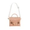 Rattan Casa Bag - Rose -Baby Products Store Olli Ella Rattan Casa Bag Rose