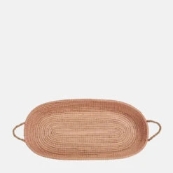 Reva Seagrass Changing Basket - Rose -Baby Products Store Olli Ella Reva Seagrass Changing Basket Rose 2