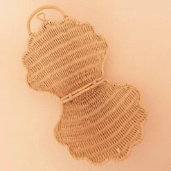 Shell Purse - Rose -Baby Products Store Olli Ella Shell Purse Rose 5