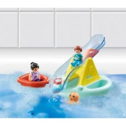 Playmobil 1.2.3 AQUA Island With Water Slide -Baby Products Store Playmobil 1 2 3 AQUA Island with Water Slide Toy Playsets 2