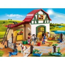 Playmobil Country Pony Farm With 2 Pony Stalls And Storage Loft -Baby Products Store Playmobil Country Pony Farm with 2 Pony Stalls and Storage Loft Toy Playsets 2