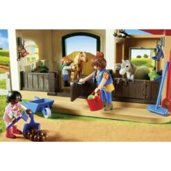 Playmobil Country Pony Farm With 2 Pony Stalls And Storage Loft -Baby Products Store Playmobil Country Pony Farm with 2 Pony Stalls and Storage Loft Toy Playsets 4
