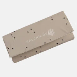 Beige Bear Face Travel Mat