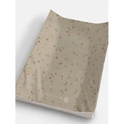 Beige Starry Night Anti Roll Wedge Changing Mat
