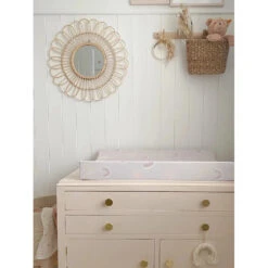 Rainbows & Sunshine Anti Roll Wedge Changing Mat -Baby Products Store Ralphie Bear Ralphie Bear Rainbows Sunshine Anti Roll Wedge Changing Mat 2