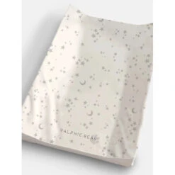 Winter White Starry Night Anti Roll Wedge Changing Mat