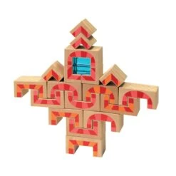 Antique Windows Building Blocks In Box - Set Of 18 -Baby Products Store Regenbogenland Antique Windows Building Blocks in Box Set of 18 Wooden Blocks 6