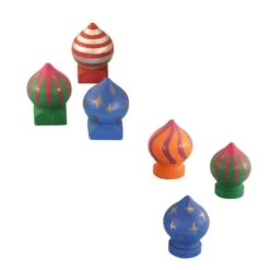 Onion Dome Building Block - One Supplied -Baby Products Store Regenbogenland Onion Dome Building Block One Supplied Wooden Blocks 4