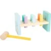 Hammering Bench Pastel -Baby Products Store Smallfoot Pastel Hammer Peg Bench