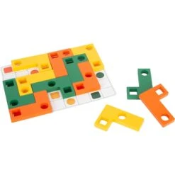 Geometric Shapes Wooden Learning Puzzle 10 Geometric Shapes Wooden Learning Puzzle -Baby Products Store Smallfoot Wooden Tetris Learning Puzzle 3