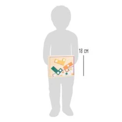 Geometric Shapes Wooden Learning Puzzle 13 Geometric Shapes Wooden Learning Puzzle -Baby Products Store Smallfoot Wooden Tetris Learning Puzzle 6