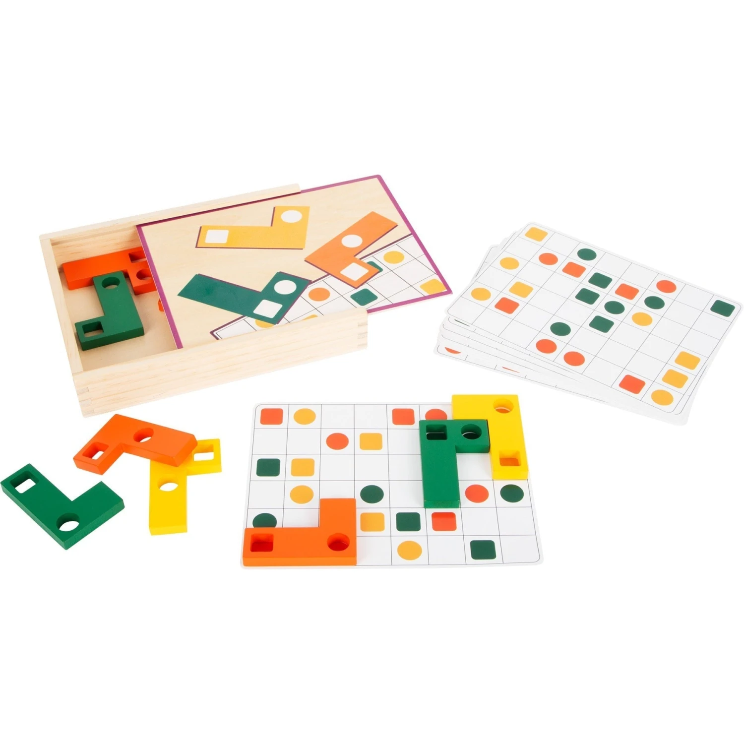 Geometric Shapes Wooden Learning Puzzle 3 Geometric Shapes Wooden Learning Puzzle