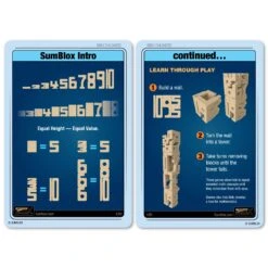 SumBlox Home Set & Early Childhood Activity Cards (80 Cards) -Baby Products Store Sumblox SumBlox Home Set Early Childhood Activity Cards 80 Cards 5