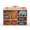 8 Safari Animals & Shelf