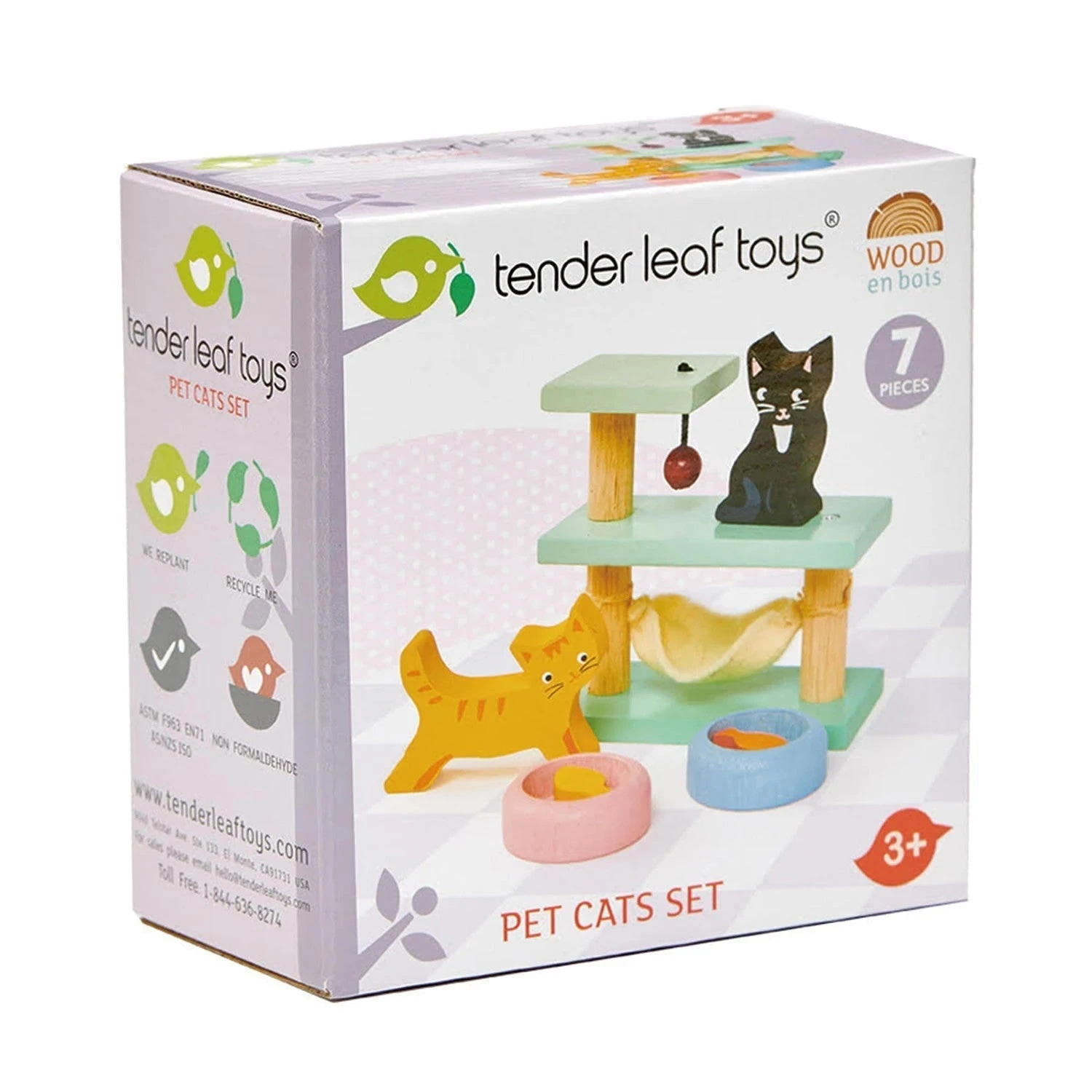 Doll House Accessories - Pet Cats 4 Doll House Accessories - Pet Cats - Image 2