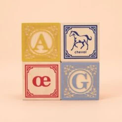 Uncle Goose Wooden Blocks - French ABC Blocks -Baby Products Store Uncle Goose Uncle Goose Wooden Blocks French ABC Blocks Wooden Blocks 4