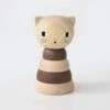 Wooden Stacker - Cat -Baby Products Store Wee Gallery Wooden Stacker Cat Stacking Toys