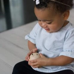 Wooden Stacker - Cat -Baby Products Store Wee Gallery Wooden Stacker Cat Stacking Toys 3