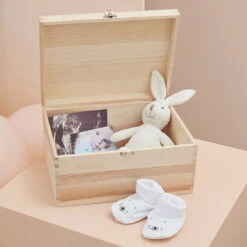 Ginger Ray Wooden Baby Memory Keepsake Box 6 Ginger Ray Wooden Baby Memory Keepsake Box -Baby Products Store Wooden Baby Memory Keepsake Box 2