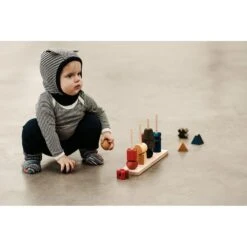 Stacking Montessori Toy Toy XL - Rainbow -Baby Products Store Wooden Story Stacking Montessori Toy Toy XL Rainbow Stacking Toys 6