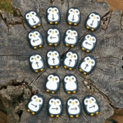 Pre-coding Penguin Stones 10 Pre-coding Penguin Stones -Baby Products Store Yellow Door Pre coding Penguin Stones Yellow Door