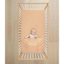 Ergopouch - Baby Tuck Sheet - Cot - Wheat -Baby Products Store ergoPouch Ergopouch Baby Tuck Sheet Cot Wheat 4