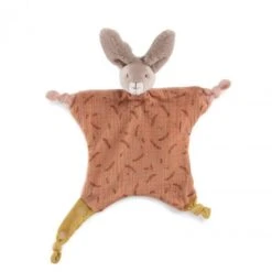 Moulin Roty Clay Rabbit Comforter - Trois Petits Lapins -Baby Products Store moulin roty clay rabbit comforter trois petits lapins comforters 3
